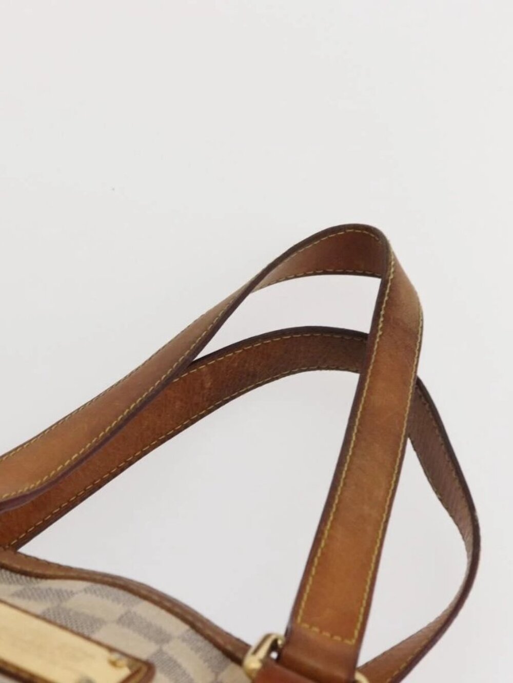 LOUIS VUITTON Damier Azur Hampstead MM Tote Bag N51206 LV Auth 169626 - Picture 9 of 16